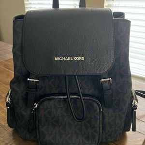 Michael Kors black backpack